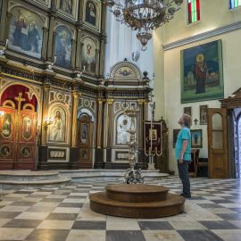 В северной части старого Котора находится церковь Святого Николая - 1909 года постройки Паломническая поездка отца Виктора в Черногорию. 10-24 июля 2016 г.
