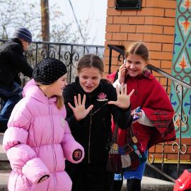 Глинская пустынь, ученики Воскресной школы Паломничество в Глинскую пустынь. Фоторепортаж Алексея