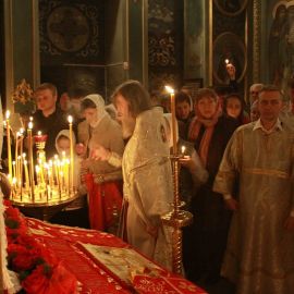 Протоиерей Виктор Гузенко (Пасха, 15 апреля 2012 г., храм Рождества Иоанна Крестителя, г. Харьков) Пасха 15.04.2012. Храм Рождества Иоанна Крестителя