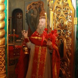 Протоиерей Виктор Гузенко (Пасха, 15 апреля 2012 г., храм Рождества Иоанна Крестителя, г. Харьков) Пасха 15.04.2012. Храм Рождества Иоанна Крестителя