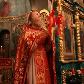 Христос воскресе! Воистину воскресе! (Протоиерей Виктор Гузенко, Пасха, 15 апреля 2012 г., храм Рождества Иоанна Крестителя, г. Харьков) Пасха 15.04.2012. Храм Рождества Иоанна Крестителя