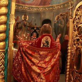 Протоиерей Виктор Гузенко (Пасха, 15 апреля 2012 г., храм Рождества Иоанна Крестителя, г. Харьков) Пасха 15.04.2012. Храм Рождества Иоанна Крестителя