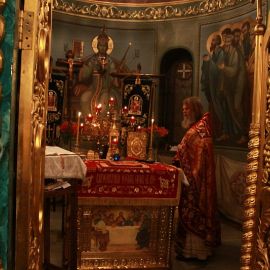 Протоиерей Виктор Гузенко (Пасха, 15 апреля 2012 г., храм Рождества Иоанна Крестителя, г. Харьков) Пасха 15.04.2012. Храм Рождества Иоанна Крестителя