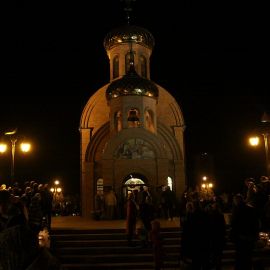 Пасха, 15 апреля 2012 г., храм Рождества Иоанна Крестителя, г. Харьков Пасха 15.04.2012. Храм Рождества Иоанна Крестителя