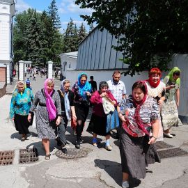 Начало подъема, Святогорье Паломничество. Поездка в Святогорскую Лавру. 27 мая 2012 г.