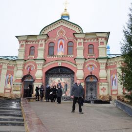Вратарная церковь прп. Онуфрия Великого, Свято-Духов скит Паломническая поездка в Почаевскую лавру 30.12.2013 - 02.01.2014