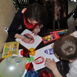 Конкурс писанок Пасха и презентация книги проповедей отца Виктора. 21.04.2014 г.