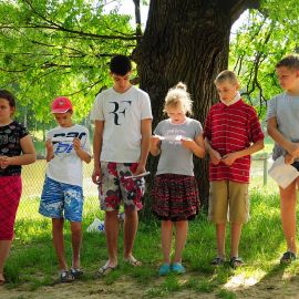 Чтение стихов Выезд на природу духовных чад отца Виктора. 18.05.2014