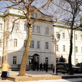 Гостиница для паломников. Свято-Успенская Почаевская лавра Паломничество. Почаев 30.12.2014 - 03.01.2015 г.