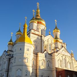 В этом году паломники впервые молились в Преображенском соборе Свято-Успенской Почаевской лавры Паломничество. Почаев 30.12.2014 - 03.01.2015 г.