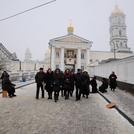 По дороге в Свято-Духов скит Паломничество. Почаев 30.12.2014 - 03.01.2015 г.