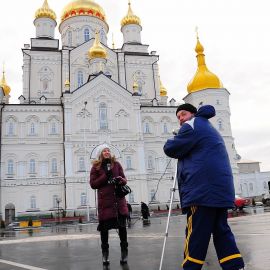 Подготовка фильма о паломнической поездке в Почаевскую лавру. Скоро на сайте! Паломничество. Почаев 30.12.2014 - 03.01.2015 г.