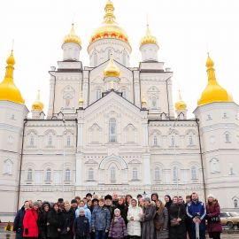 Всем немного грустно уезжать Паломничество. Почаев 30.12.2014 - 03.01.2015 г.