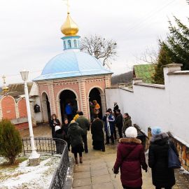 Святой колодец, Свято-Духов скит Паломничество. Почаев 30.12.2014 - 03.01.2015 г.