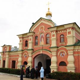 Вратарная церковь прп. Онуфрия Великого, Свято-Духов скит Паломничество. Почаев 30.12.2014 - 03.01.2015 г.