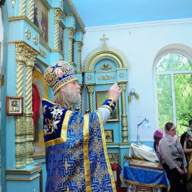 Протоиерей Виктор Гузенко на праздничной литургии Праздник Озерянской иконы Божьей Матери. 29.06.2015 г.