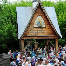 Молебен с водоосвящением Праздник Озерянской иконы Божьей Матери. 29.06.2015 г.