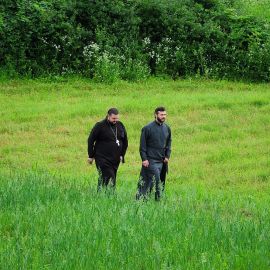 Батюшки присоединились к паломникам Праздник Озерянской иконы Божьей Матери. 29.06.2015 г.