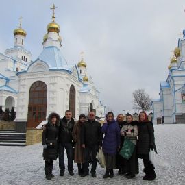 Паломники из Харькова в Свято-Духовом скиту Паломническая поездка в Почаев. 30.12.2015-03.01.2016 г.