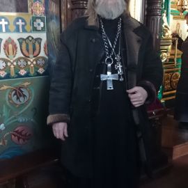 Отец Виктор в веригах Никиты Столпника Паломническая поездка в Почаев. 30.12.2015-03.01.2016 г.