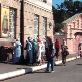 Иоанновский мон-ръ, где приложились к мощам св. Иоанна Кронштадтского чудотворца Паломничество. Соловки, июль 2007