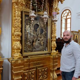 Главная святыня Каракала - икона Божьей Матери "Иверская" Фотоотчет из поездки на Афон 2017