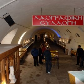 Есть в музее и другие находки, в том числе оружие Фотоотчет из поездки на Афон 2017