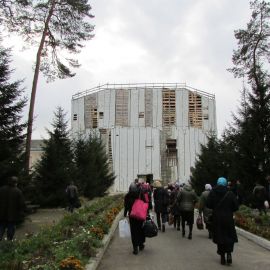 В Рождества Богородицы мужском монастыре проводится много строительных работ Паломническая поездка в Глинскую пустынь. 21-22.10.2017 г.