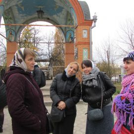 Харьковские паломницы в Рождества Богородицы мужском монастыре (Глинская пустынь) Паломническая поездка в Глинскую пустынь. 21-22.10.2017 г.