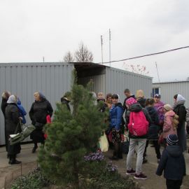 Вагончики для ночлега паломников Паломническая поездка в Глинскую пустынь. 21-22.10.2017 г.