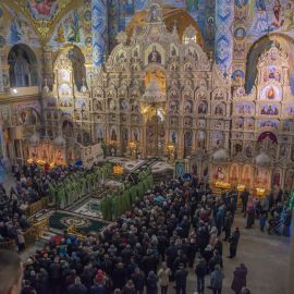 Традиционная архиерейская служба в день памяти Амфилохия Почаевского Паломническая поездка в Почаевскую лавру. 30.12.2017 - 03.01.2018 г.