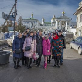 Харьковские паломники собрались идти в Свято-Духов скит Паломническая поездка в Почаевскую лавру. 30.12.2017 - 03.01.2018 г.