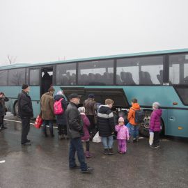 Как обычно, недалеко отойдя от монастырских стен, паломники уже думают о следующей поездке Паломническая поездка в Почаевскую лавру. 30.12.2017 - 03.01.2018 г.