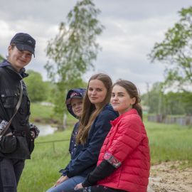 Посиделки у пруда Выезд на природу духовных чад отца Виктора. 13.05.2018 г.