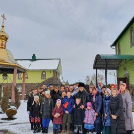 Харьковские паломники в Свято-Иверском женском монастыре Поездка в Почаевскую лавру. 30.12.2019-02.01.2020 г.