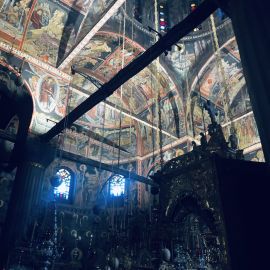 Внутреннее убранство храма, Метеоры Паломничество отца Виктора к греческим святыням, 12-22.06.2022 г.