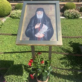 Икона Паисия Святогорца в монастыре Иоанна Богослова
 Паломничество отца Виктора к греческим святыням, 12-22.06.2022 г.